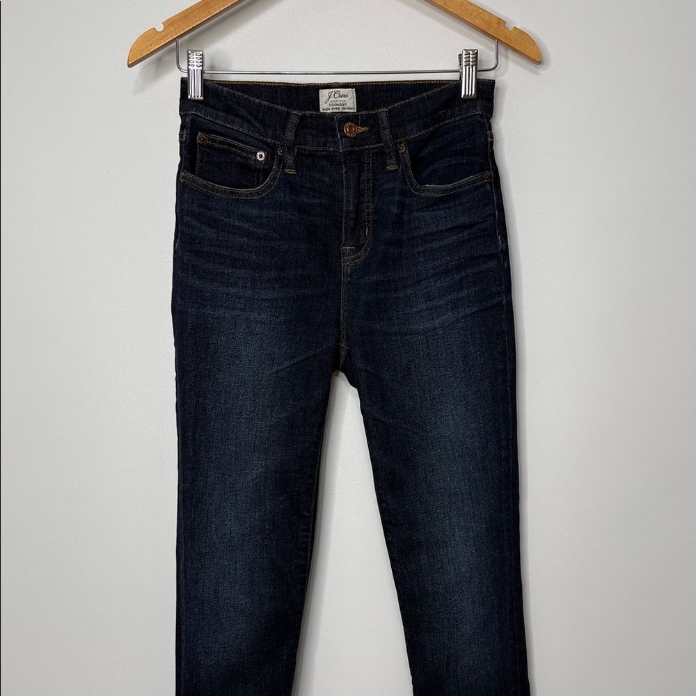 J. Crew Lookout High Rise Skinny Jeans Size 26 - Picture 3 of 10